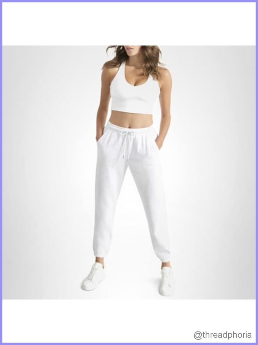 DKNY Varsity Embroidered Logo Jogger Fleece Sweatpants